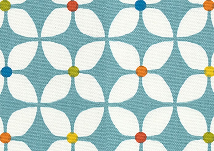 Zap, Azure - Twist&Fit Roman Blind - Image 7